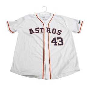 Houston Astros Jersey Mens XL White MLB Baseball Houston Astros McCullers 43